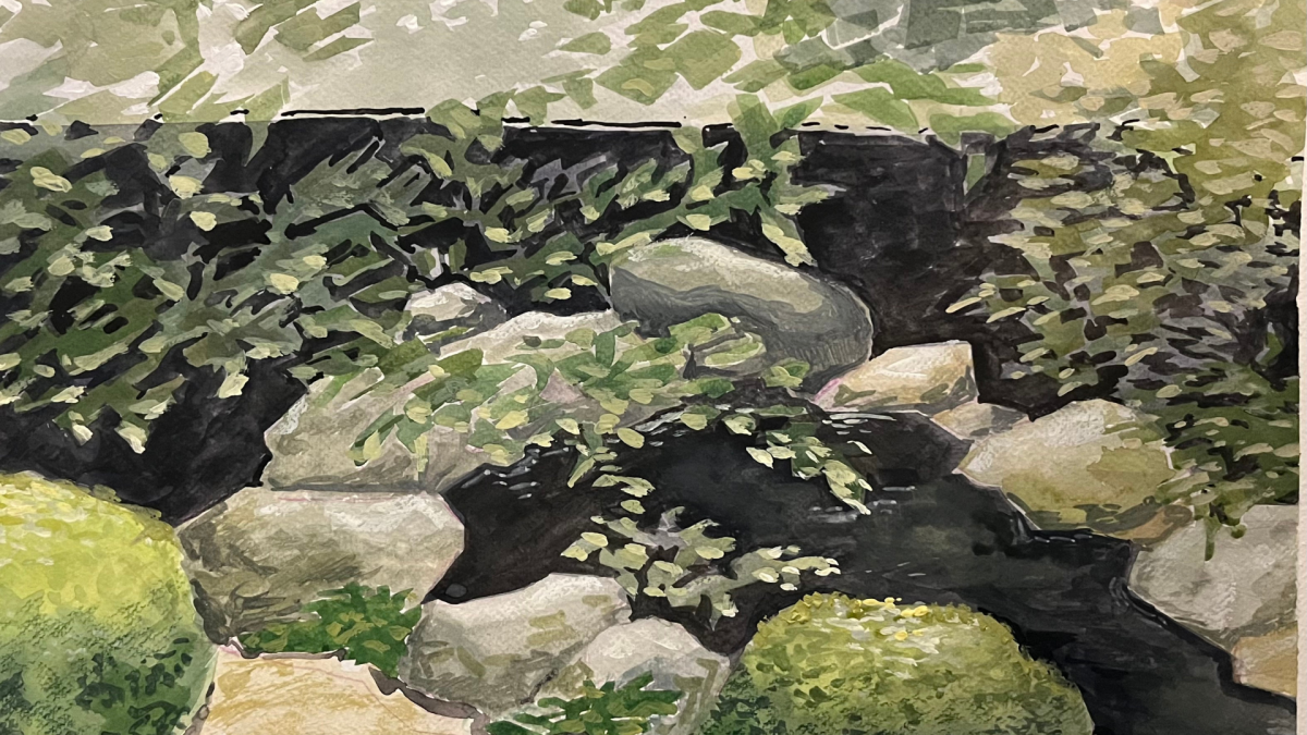 Soaking in the Summer with Watercolour