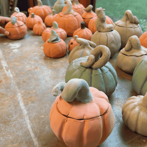 Clay & Play Pumpkin Pot Family Workshop Sept 27th