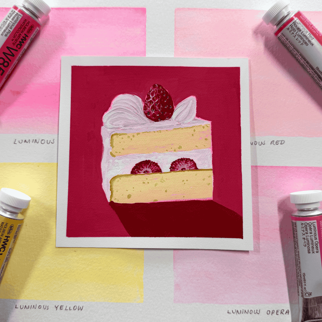 Gouache 101 Food Illustration: The Magic Of Underpainting Workshop Nov 18th