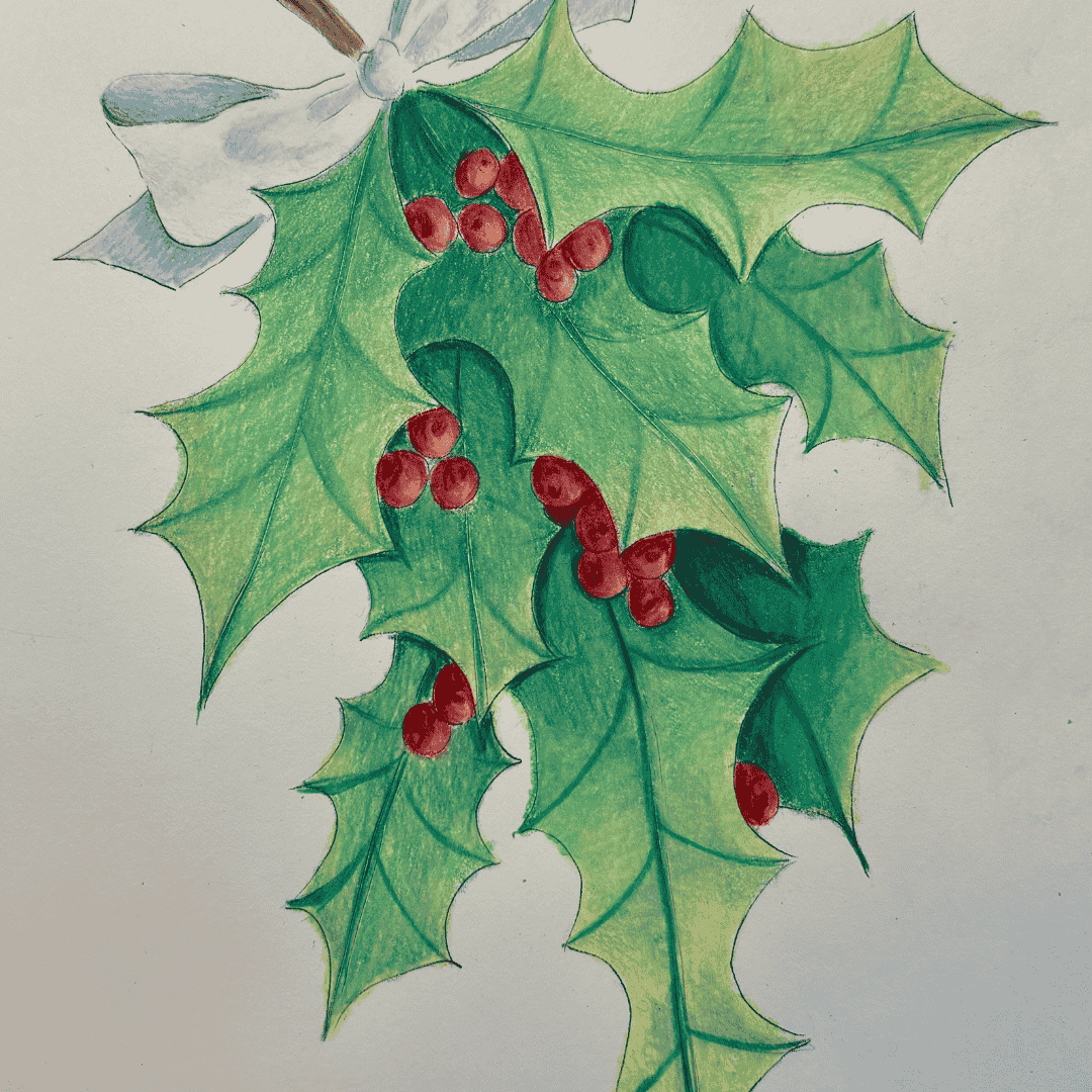 Holiday Art: Mistletoe Drawing Workshop Nov 29th