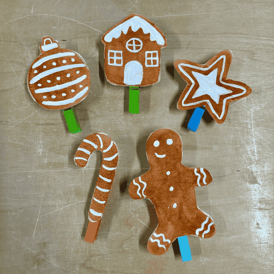 Holiday Crafting: Gingerbread Decorations Nov 21st