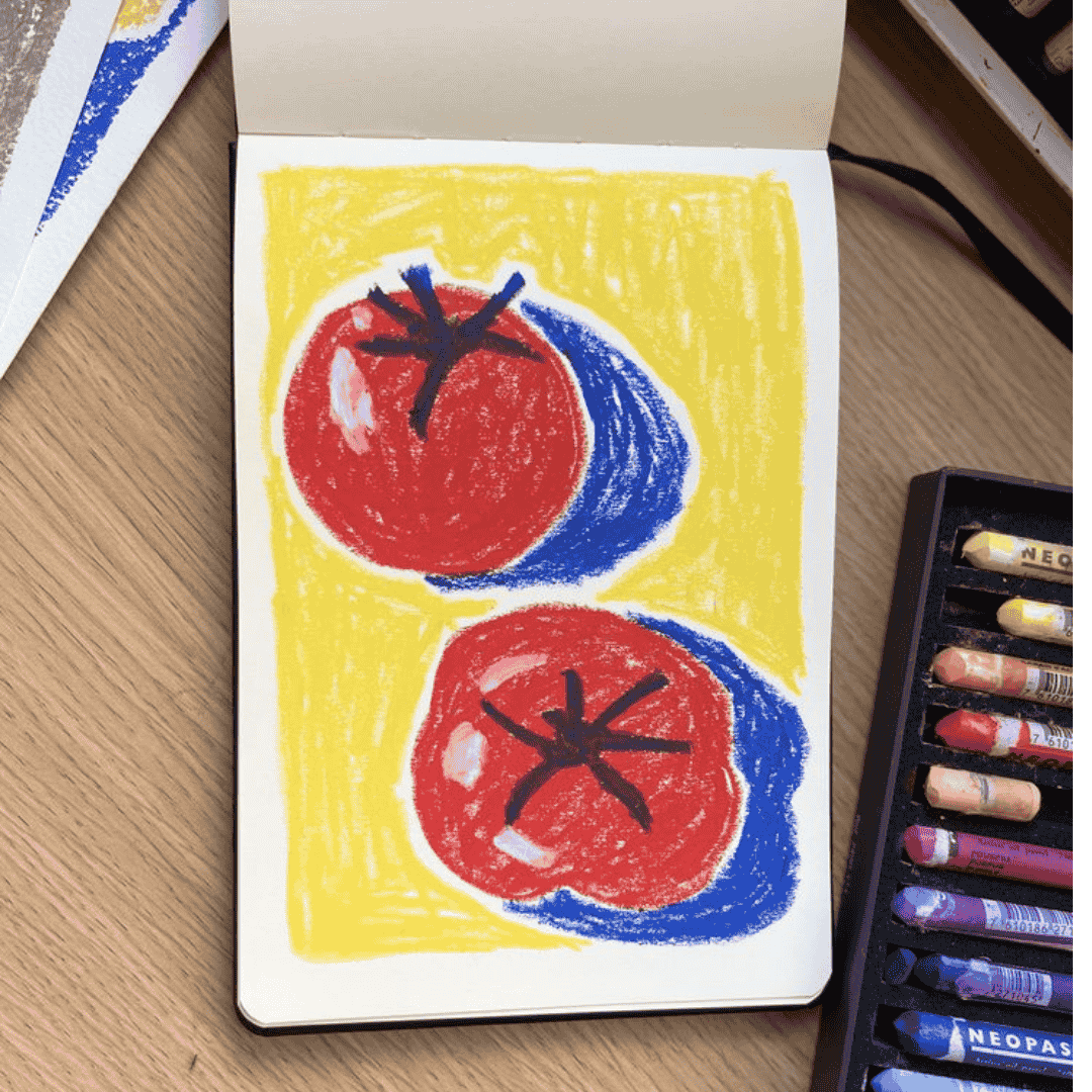 Garden Tomatoes Oil Pastel Drawing Workshop February 19th - Happy Hands ...