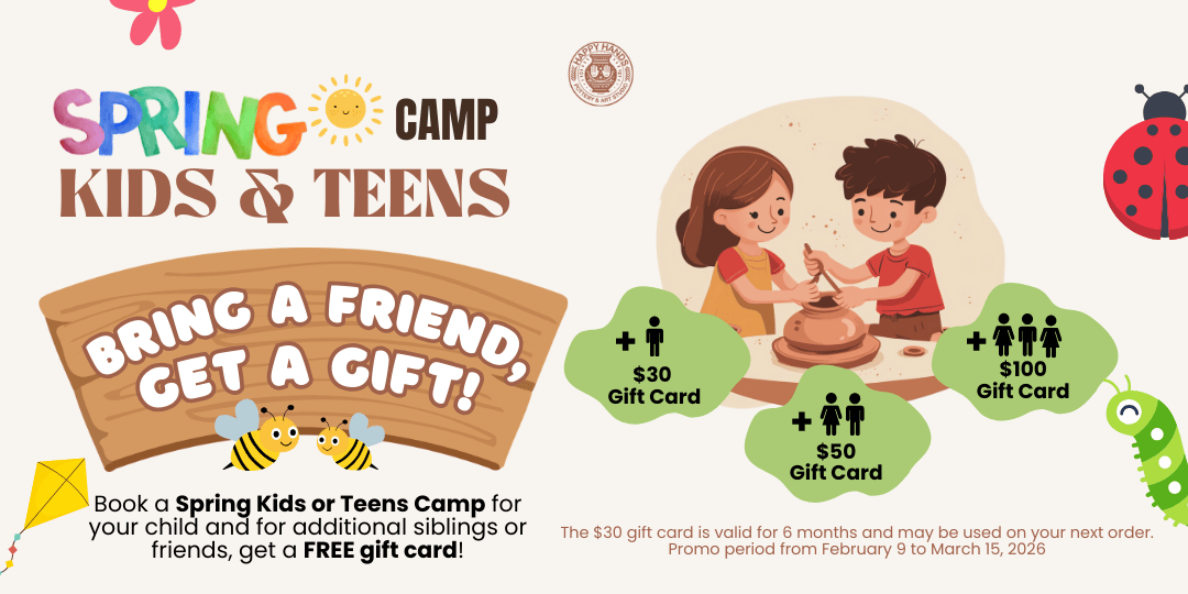 [Website] Banner - Happy Hands Pottery And Art Studio