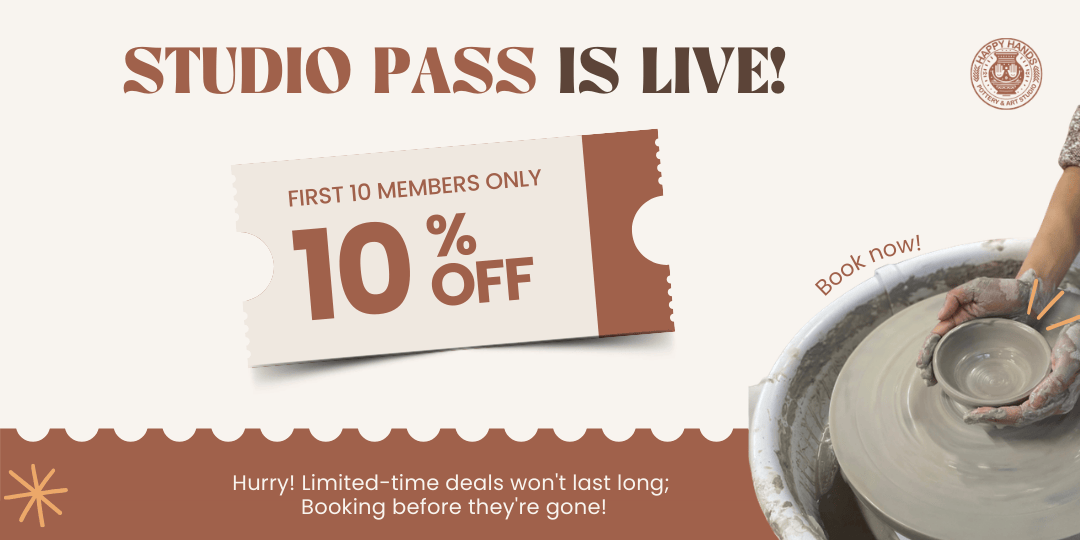 [Website] Banner - Happy Hands Pottery And Art Studio