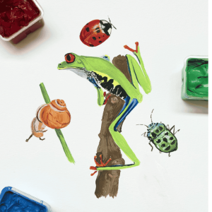 Nature and Wildlife in Gouache