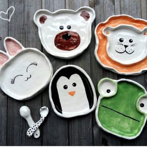 Parent & Kids Pottery Workshop: Create Your Favorite Animal Plate May 9th