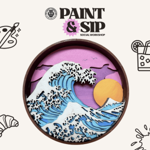 Paint & Sip Night: Shadow Box Art Workshop June 26th
