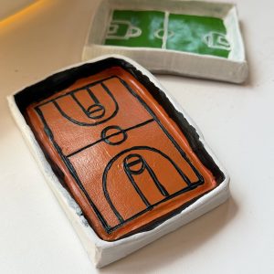 Father’s Day Sports Snack Tray Pottery Workshop June 21st