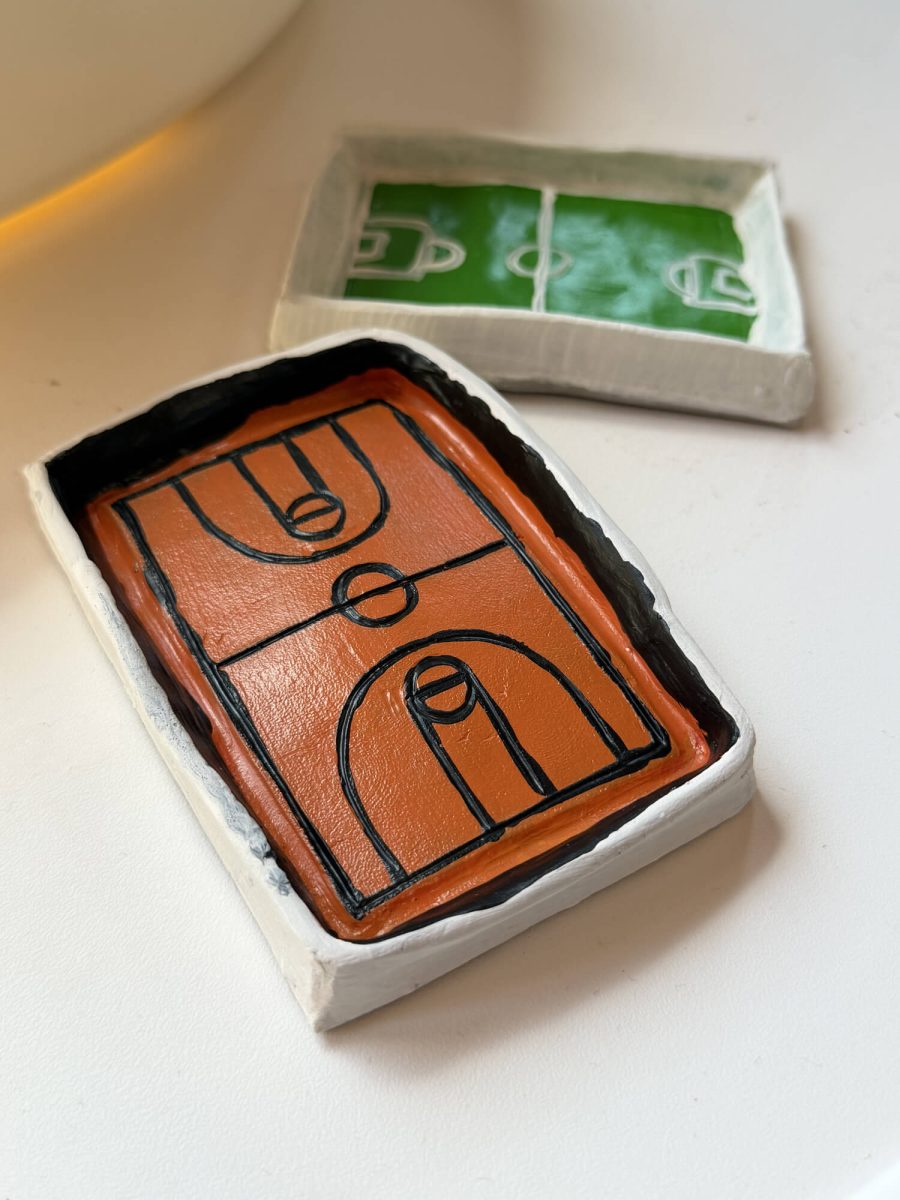 Father’s Day Sports Snack Tray Pottery Workshop June 21st