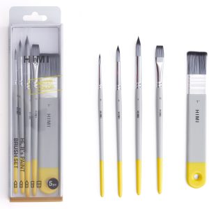 HIMI 5 pcs Watercolor Brush Set